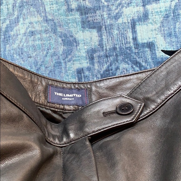 Black leather trousers - Picture 6 of 7